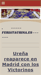 Mobile Screenshot of feriataurina.es